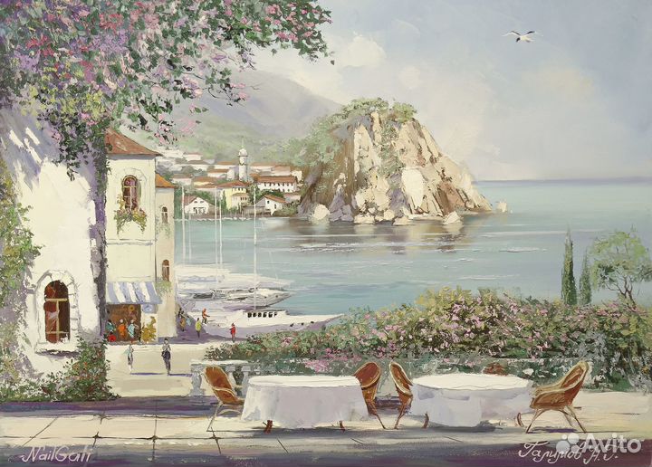 Картина маслом на холсте большая