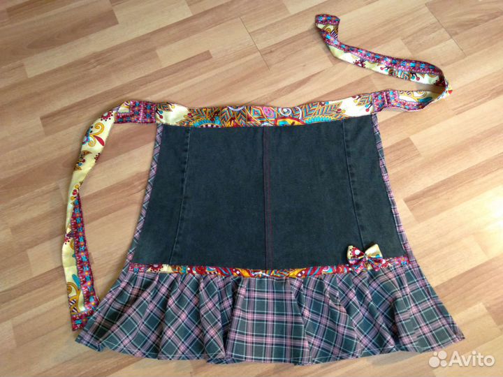 Кухонный фартучек + прихватки