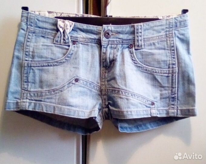 Джинсовые шорты женские размер 44