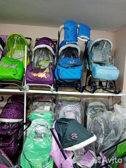 Санки- коляска с 6 месяцев до 3 лет