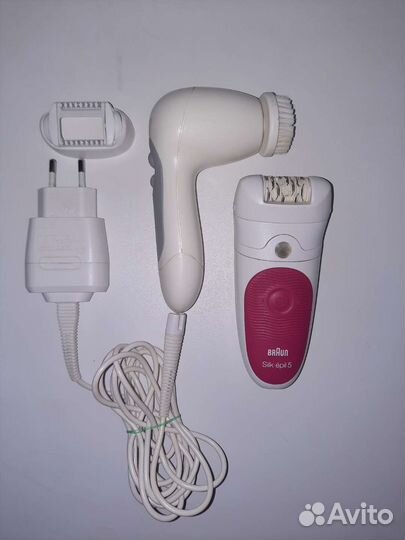 Эпилятор braun silk epil 5 с щеточкой для лица