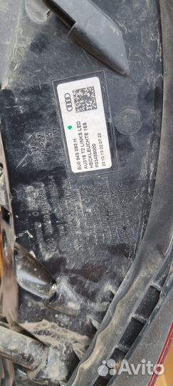 Фара задняя левая audi q3