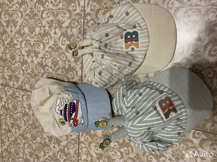 Детские шапки, кепки, перчатки