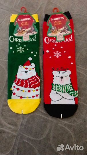 Новогодние носочки