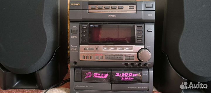 Музыкальный центр aiwa nsx f7+акус. sony