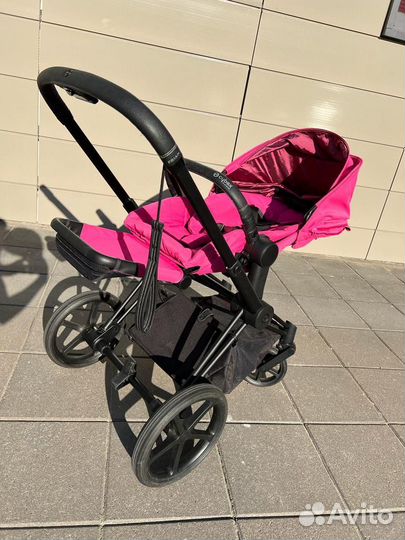 Коляска 3 в 1 Cybex Priam III Fancy Pink