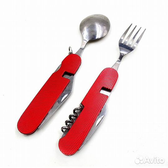 Набор Складной Вилка, Ложка, Нож (6 В 1)