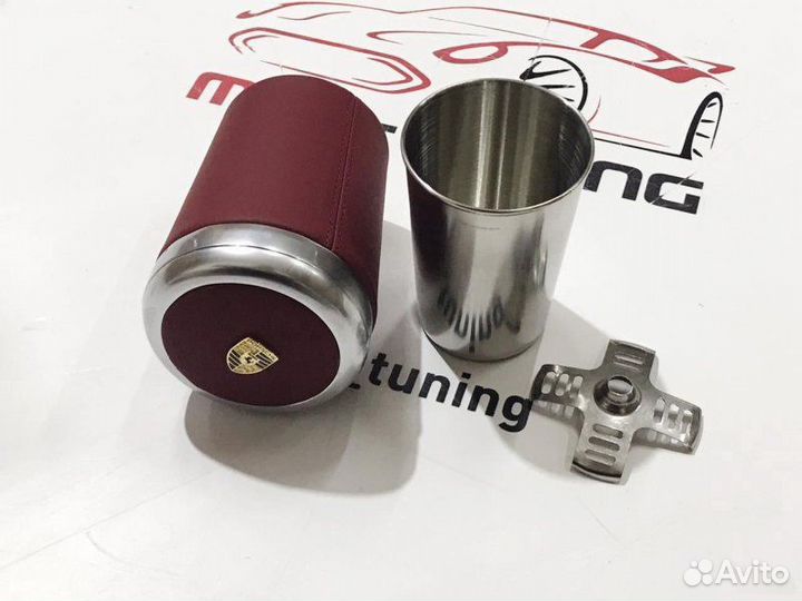 Пепельница Porsche бордовая