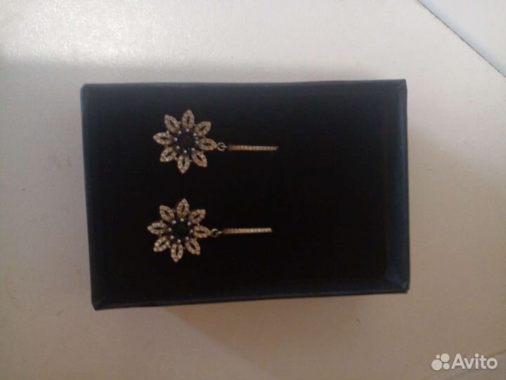 Серьги серебро