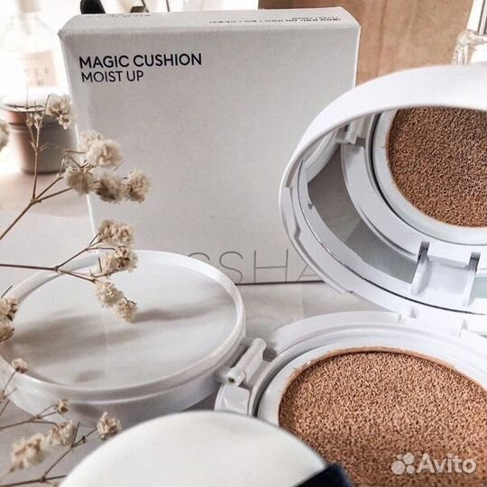 Увлажняющий тональный кушон Missha 21 и 23 тон
