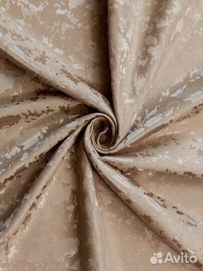 Шторы мрамор, бежевый