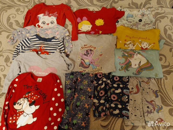 Пакет вещей для девочек на 1-2 года 80-92