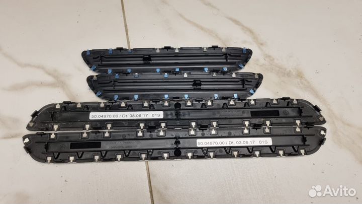 Накладки на пороги Porsche Cayenne