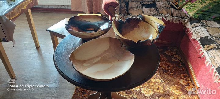 Посуда из дерева ручной работы