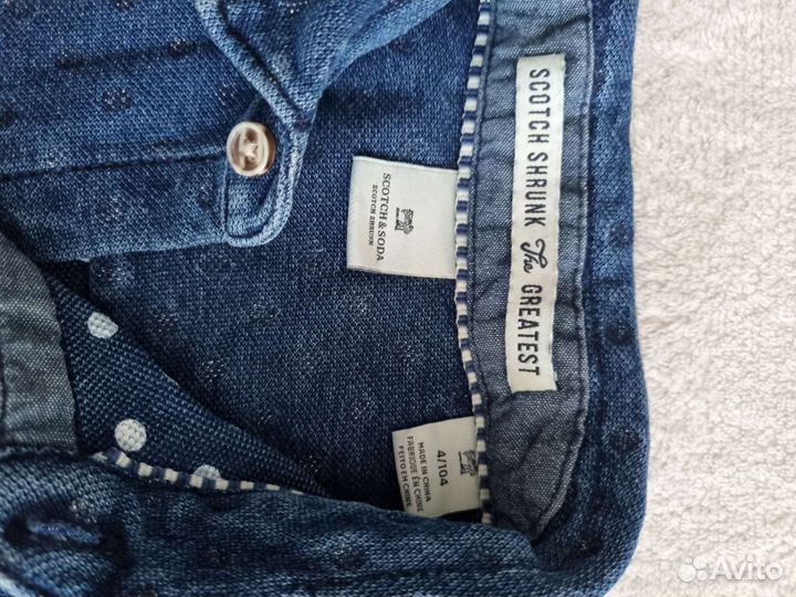 Джинсовая рубашка scotch&coda 104