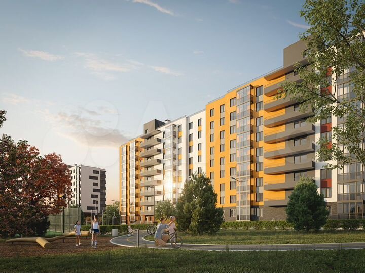 2-к. квартира, 50,5 м², 2/9 эт.
