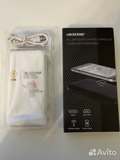 Аккумулятор Uniscend Wireless 10000 мач