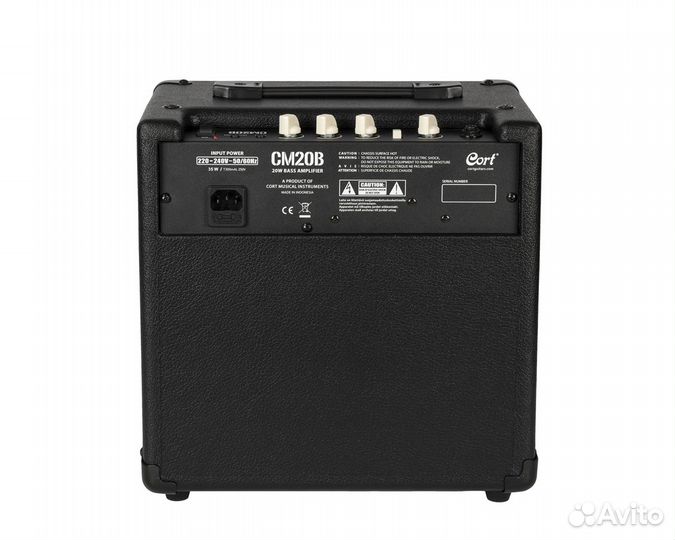 Басовый комбоусилитель, 20Вт Cort CM20B-EU