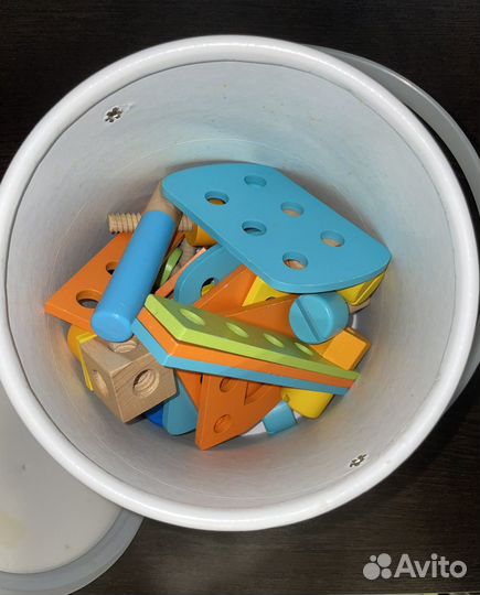 Деревянный конструктор для малышей