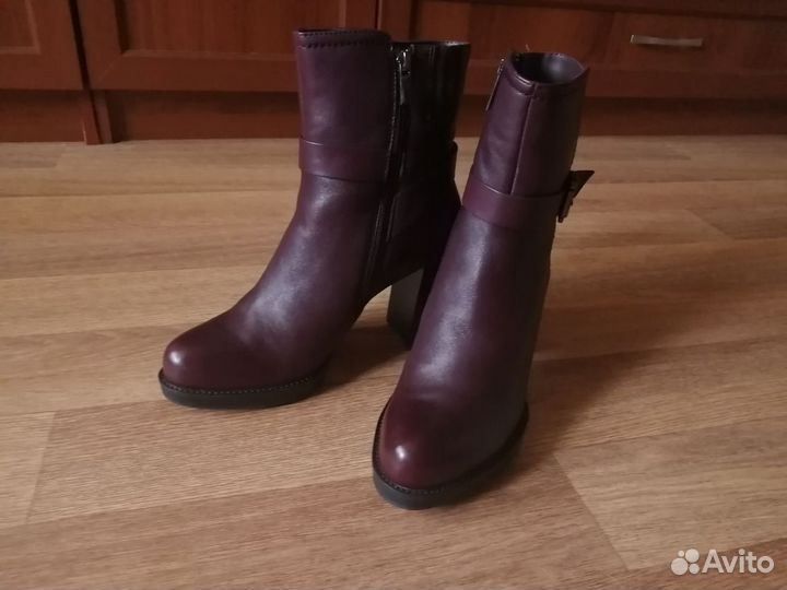 Ботильоны натуральная кожа зимние