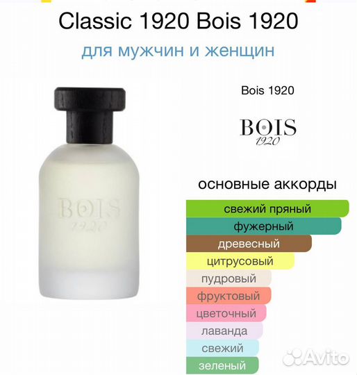Bois 1920 Classic 3мл/Распив/Отливант