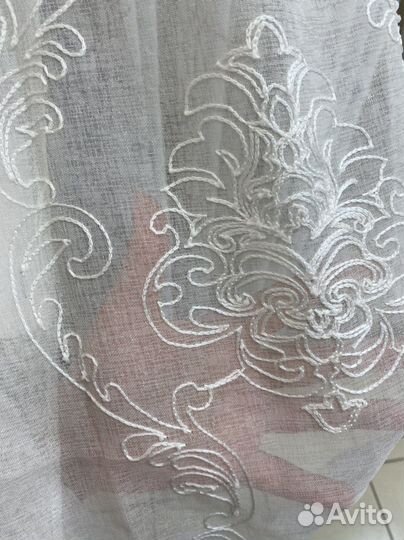 Тюль лен три вида