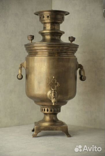 Самовар на дровах старинный. 7л