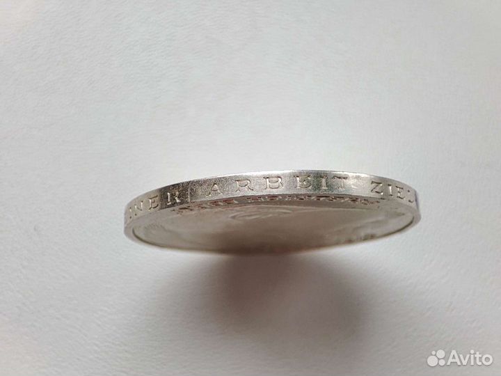 Юбилейная 5 Deutsche Mark 1975 год Серебро friedri