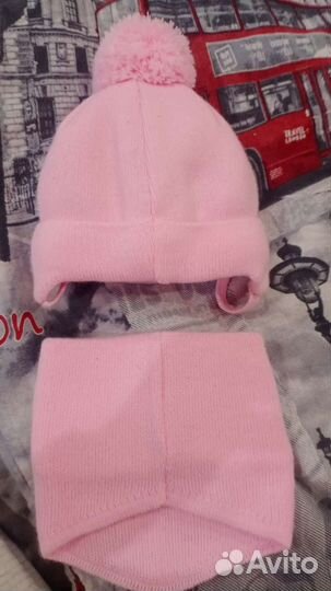 Комплект шапка, шарф