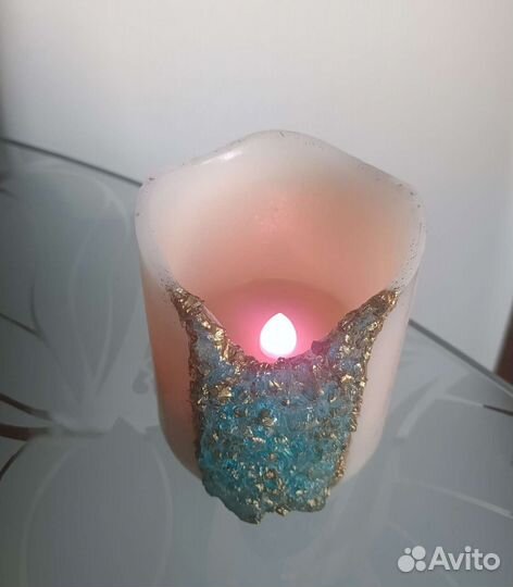 Ночник свеча светодиодная восковая