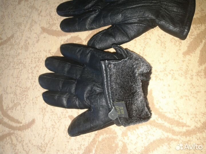Перчатки кожа
