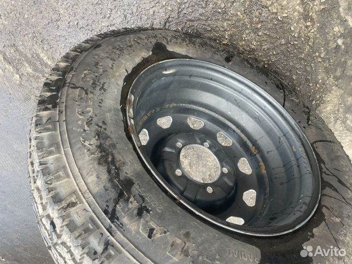 R16 КШЗ К-153 225/75, PCD 5x139.7 DIA 101