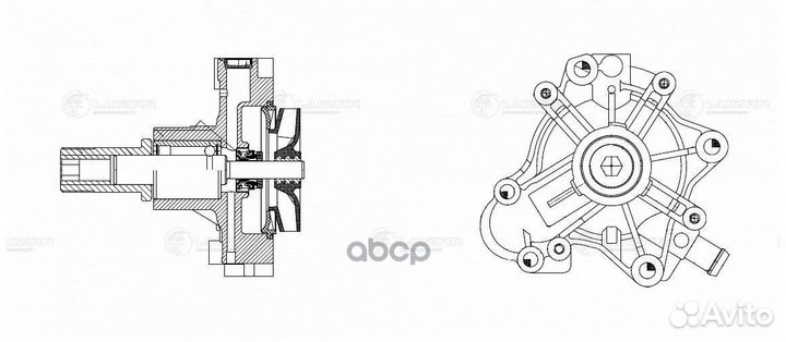 Насос водяной fiat ducato (06) /iveco daily (06)