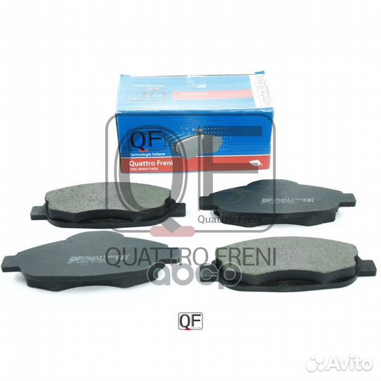 Колодки тормозные дисковые передние qf85900 QUA