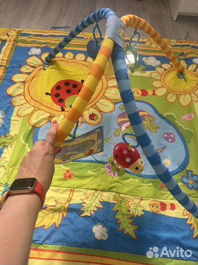 Развивающий коврик с бортиками