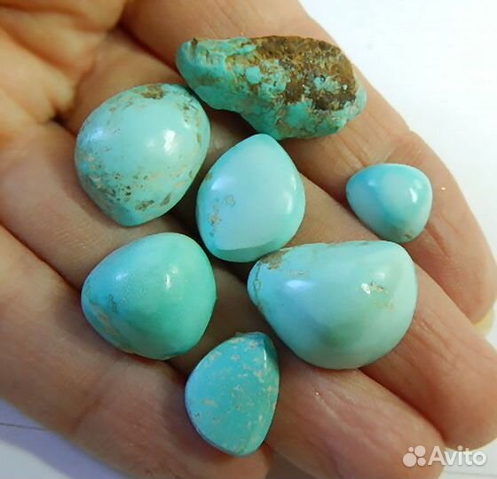 Кабошоны натуральная Армянская бирюза
