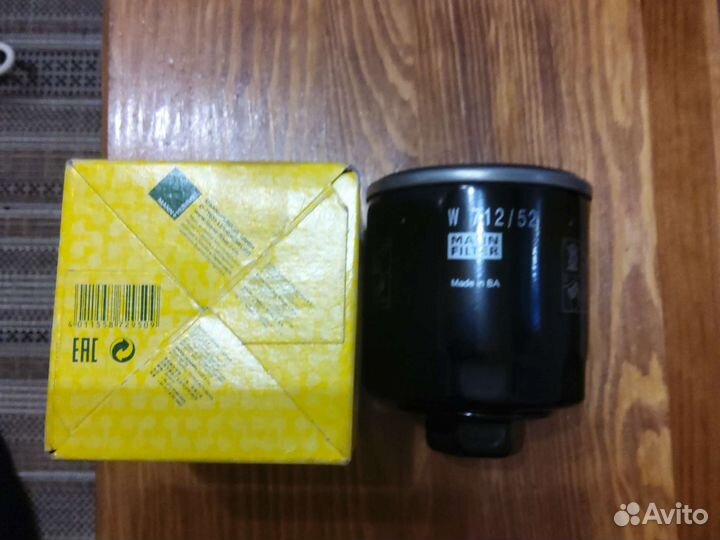 Фильтр масляный mann