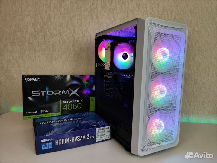 Новый пк: RTX 4060 / intel i5 12400f