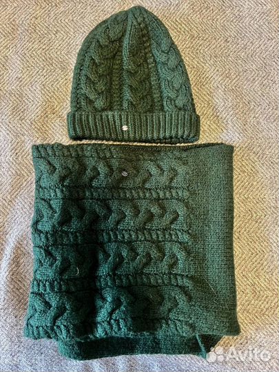 Шапка и шарф женские