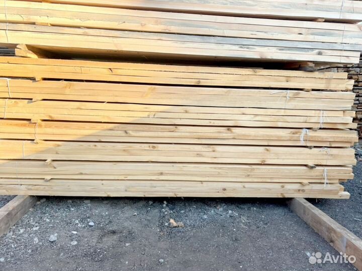 Доска обрезная 50х200х6000мм
