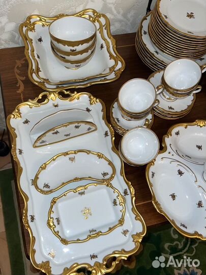 Сервиз веймар Роза золотая