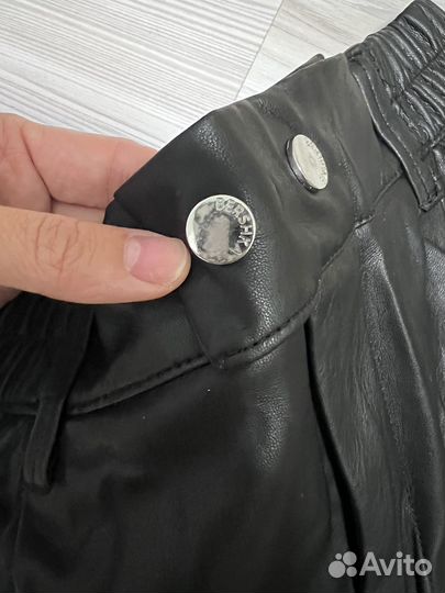 Шорты женские кожаные