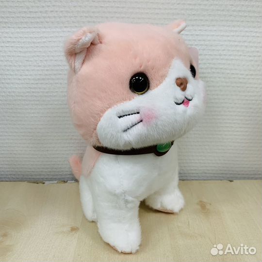Мягкая игрушка Кот с ошейником, 20см