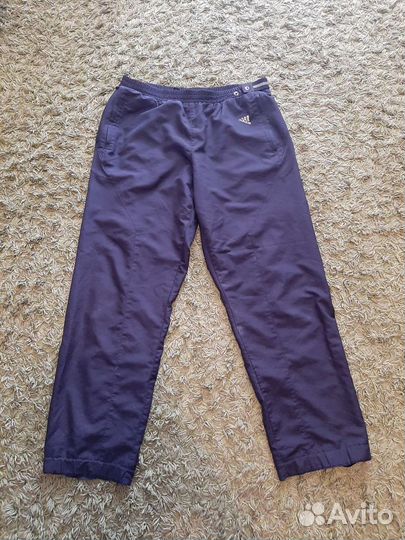 Нейлоновые штаны Adidas спортивные