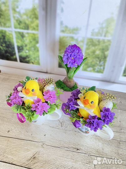 Мыло ручной работы букет в керамической кружке