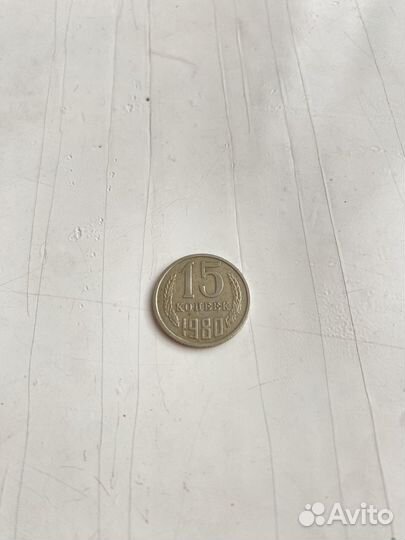 15 копеек 1980 Волосатая