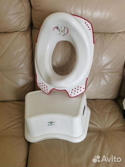 Накладка на унитаз детская подставка для ног