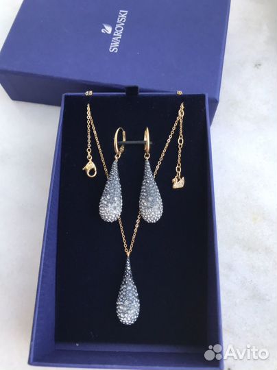 Серьги Swarovski оригинал серьги Капля