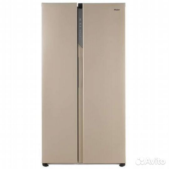 Холодильник (Side by Side) Haier золотой