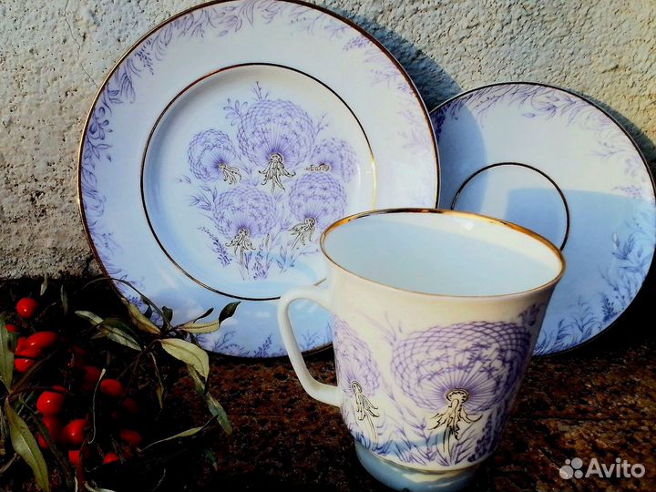 Кофейное трио. Одуванчик. лфз. СССР